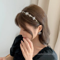 Bandeau Opaska Rhinestone Pearl Headband Luxury Hair Accessories Korean Baroque Handmade Star Hairband Vintage For Women Girls Gift
